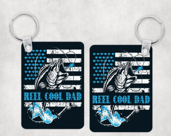 Reel Cool Dad Fishing|Keychain