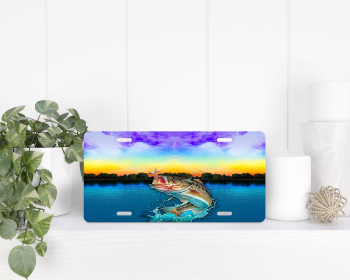 Fishing |License Plate