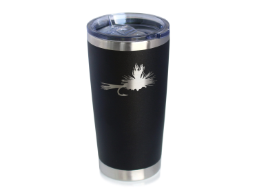 Fishing Fly Insulated Travel Tumbler - Fly Fishing Gifts