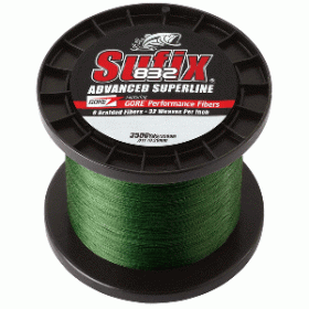 Sufix 832&reg; Advanced Superline&reg; Braid - 6lb - Low-Vis Green - 3500 yds