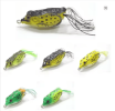 5Pcs Fishing Soft Toad Frogs Bass Fishing Lure Baits Hollow Body Water Frogs Fishing Tool Color Random