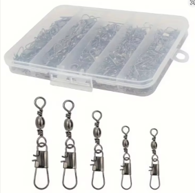 210pcs/set Fishing Swivels Snap by Ackibbik