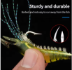 7Pcs 8cm/5.6g Glow-in-the-Dark Shrimp