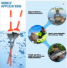 7PCS Wood Slip Bobbers Fishing Floats and Bobbers Fishing Spring Stick Float Bobbers for Crappie Bass Panfish Walleye Fishing