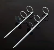 30cm Double Rings Single Fork Fishing Rod Holder Bank Fishing Ground Rod Bracket Fishing Tools for Outdoor