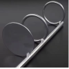 30cm Double Rings Single Fork Fishing Rod Holder Bank Fishing Ground Rod Bracket Fishing Tools for Outdoor