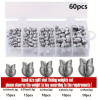 60/120pcs Fishing Weights Kit