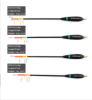 FTK 4PCS/LOT Barguzinsky Fir Float Bobber Vertical