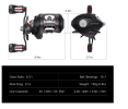 Lixada 12+1 Ball Bearings Baitcasting Reel Fishing Fly High Speed Fishing Reel with Magnetic Brake System