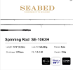 PURELURE SEABED 10FT 3.0m 3.3m 3.6m ML MH Spinning Rod