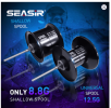 SEASIR Cast-X Baitcasting Reel 7.3:1 HS Gear Ratio Aluminum Double Spool Carbon Grip Metal BFS Micro Fresh Seawater Fishing Coil