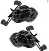 Black Baitcaster Reel Portable Black Fishing Reel Lightweight Fishing Accessories User Friendly Fishing Reel For Fishing