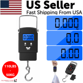Portable Fish Scale Travel LCD Digital Hanging Luggage Electronic