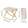 Portable Foldable Camping Chair – Lightweight Fishing & Outdoor Stool with Storage Bag, Durable Metal Frame, Easy to Carry