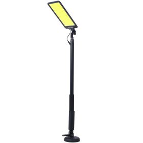 LED Camping Light, 12V 10000 Lumen Super Bright Portable Outdoor Lights with Telescoping Pole Suction Cup Magnetic Base, Flood Lamp for Outdoors