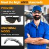 Stylish Safety Glasses for Women, Pack of 12 Smoked Anti Fog Safety Glasses For Men, One Size Polycarbonate Lab Safety Goggles, Anti-Scratch Eye Prote