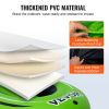VEVOR Inflatable Boat, 2-Person Inflatable Fishing Boat, Strong PVC Portable Boat Raft Kayak, Includes 45.6 in Aluminum Oars, High-Output Pump and Fis