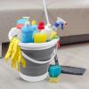 Collapsible Bucket with Handle, 10L (2.6 Gallon) Foldable Portable Plastic Mop Cleaning Bucket Household Water Supplies for Indoor Outdoor Camping Fis