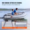 VEVOR Inflatable Dinghy Boat, 4-Person Transom Sport Tender Boat, with Marine Wood Floor and Adjustable Aluminum Bench, 1000 lbs Inflatable Fishing Bo