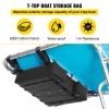 VEVOR T-Top Storage Bag, for 4 Type II Life Jackets, w/ a Boat Trash Bag, 600D Oxford Fabric Life Vests Storage Bag for Most T-Top Boats, Bimini Tops