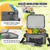 VEVOR Soft Cooler Bag, 16 Cans Soft Sided Cooler Bag Leakproof with Zipper, Waterproof Soft Cooler Insulated Bag, Lightweight & Portable Collapsible C