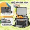 VEVOR Soft Cooler Bag, 24 Cans Soft Sided Cooler Bag Leakproof with Zipper, Waterproof Soft Cooler Insulated Bag, Lightweight & Portable Collapsible C