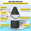 VEVOR T-Top Storage Bag, for 4 Type II Life Jackets, w/ a Boat Trash Bag, 600D Oxford Fabric Life Vests Storage Bag for Most T-Top Boats, Bimini Tops
