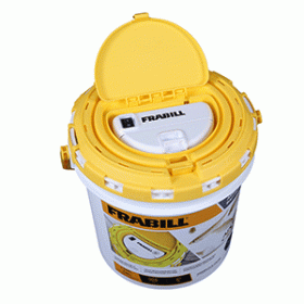 Frabill Dual Fish Bait Bucket w/Aerator Built-In