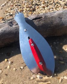 Reliabel Spoon  8" Chrome Bunker Spoon Lure