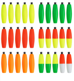 100Pcs Catfish Fishing float Slip Bobbers (Color: orangesize)