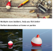 10Pcs Fishing Bobbers Hard ABS