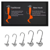 10pcs/lot big head jigs hook