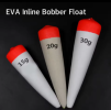 12pcs Saltwater Fishing EVA Foam Inline Bobber Floats