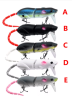15.5CM Mouse Lure Artificial Plastic Mouse Fishing Lure Swimbait Rat Pike Bass Minnow Floatingbaits Fishing Tackle Accessories