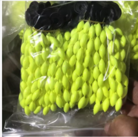 1PC EVA Slip Bobbers Fishing Floats (Color: L Red)