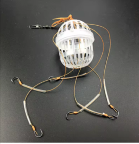 1PCS Fishing Hooks Explosion Baits Cage (size: size 11)