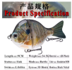 1PCS 9CM 34.5G Glide Bait