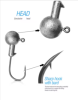 JYJ Jig Head Hook10 Pieces