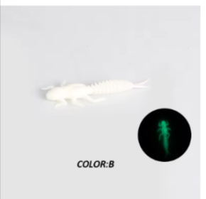 2019New Reach Soft Lures Soft Plastic Lures Larva (Option: B, size: 50mm 15pcs 0.8g)