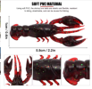 20pcs Crawfish Artificial Bait Shrimp Lobster Claw