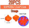 20pcs Fishing Foam Float Fishing Bobber Buoys Walleye Spin Floats