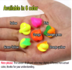 20pcs Fishing Foam Float Fishing Bobber Buoys Walleye Spin Floats