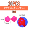 20pcs Fishing Foam Float Fishing Bobber Buoys Walleye Spin Floats