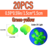 20pcs Fishing Foam Float Fishing Bobber Buoys Walleye Spin Floats