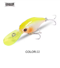 Kingdom Crazy Crankbaits Slow Sinking Fishing Lures (Option: 5316-22, size: 5g 50mm)