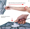 24/20/16/12/10/8/6/4 Holes Portable Fishing Net