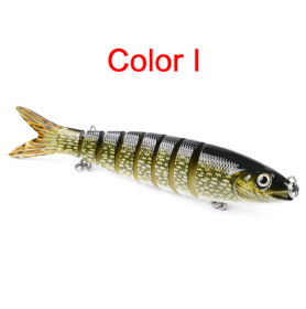 Pike Fishing Lures Artificial Multi Jointed Sections Hard Bait (Option: I)