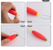 3pcs Fishing Weighted Bobbers Cigar Foam
