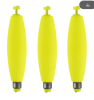 3pcs Fishing Weighted Bobbers Cigar Foam