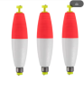 3pcs Fishing Weighted Bobbers Cigar Foam